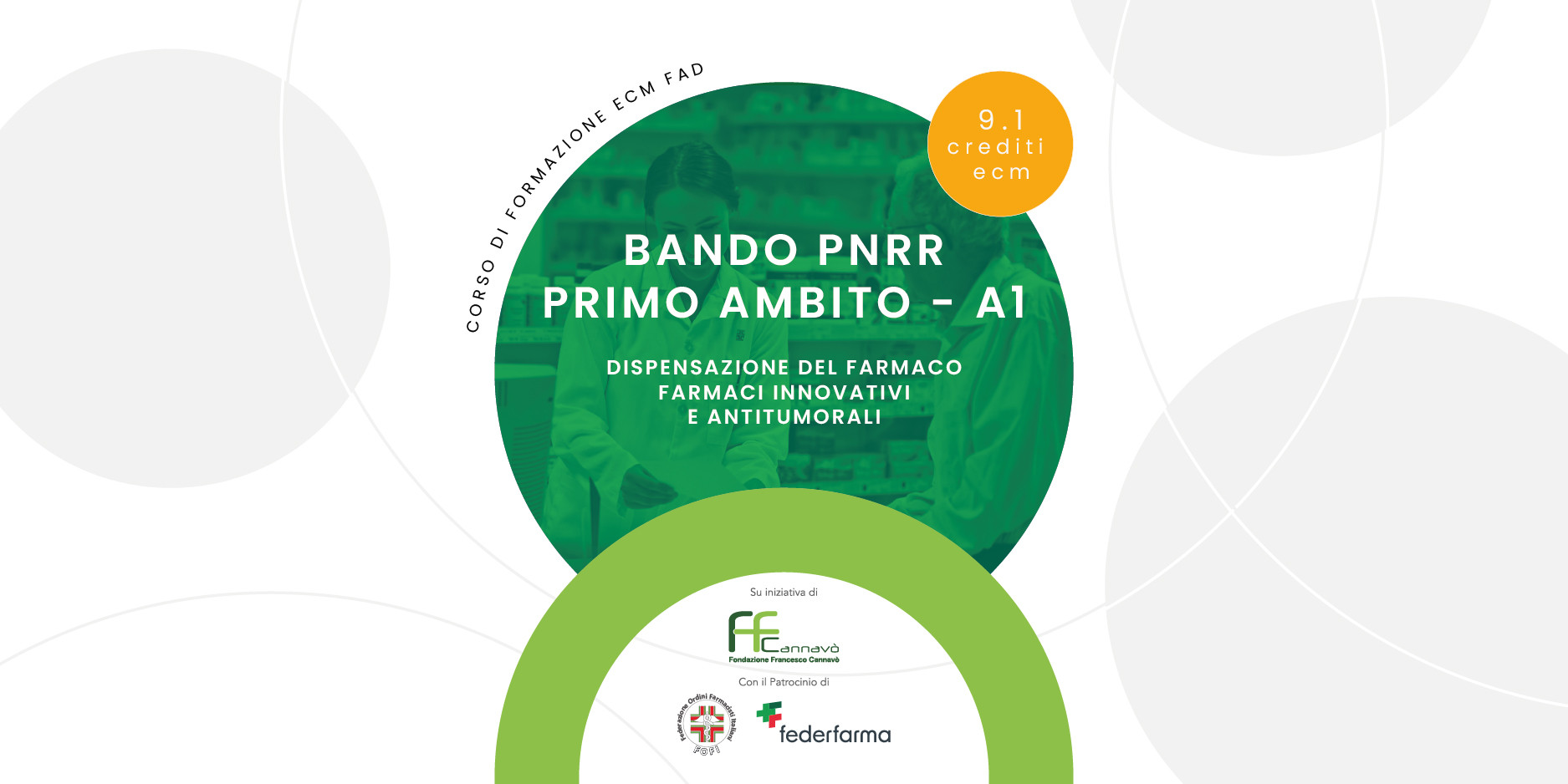 BANDO PNRR PRIMO AMBITO - A1 DISPENSAZIONE DEL FARMACO - FARMACI INNOVATIVI E ANTITUMORALI 604-471620