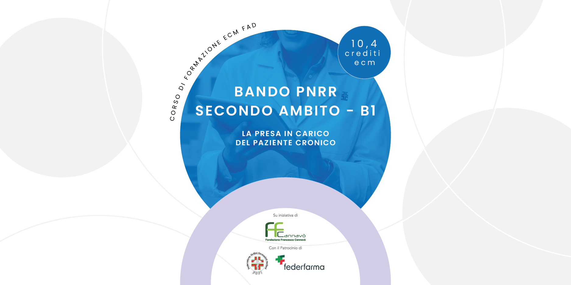 BANDO PNRR SECONDO AMBITO – B1 LA PRESA IN CARICO DEL PAZIENTE CRONICO 604-471628